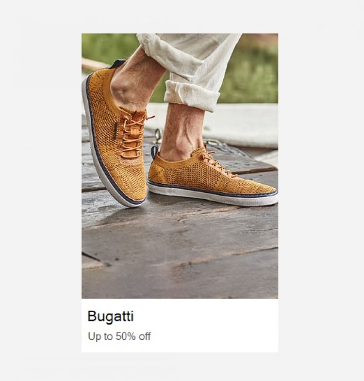 Up to 50% off on Bugatti Footwear